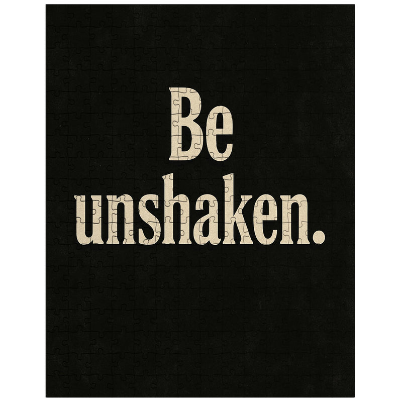 Be unshaken jigsaw puzzle