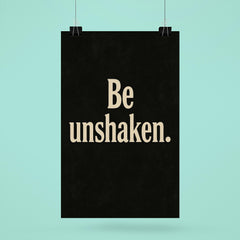 Be unshaken poster 6