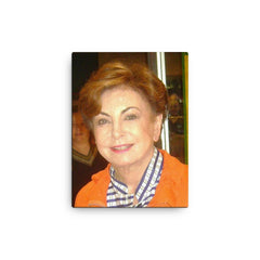 Beatriz Segall canvas print on a plain backdrop in size 12"x16".