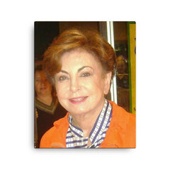 Beatriz Segall canvas print on a plain backdrop in size 16"x20".