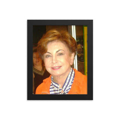 Beatriz Segall framed print on a plain backdrop in size 8"x10".