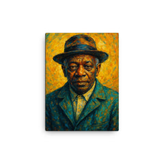 Beauford Delaney canvas print on a plain backdrop in size 12"x16".