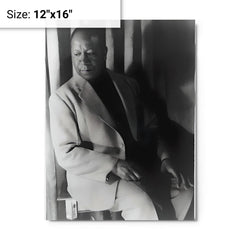 Beauford Delaney metal print on a plain backdrop in size 12"x16".
