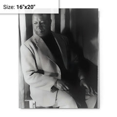 Beauford Delaney metal print on a plain backdrop in size 16"x20".