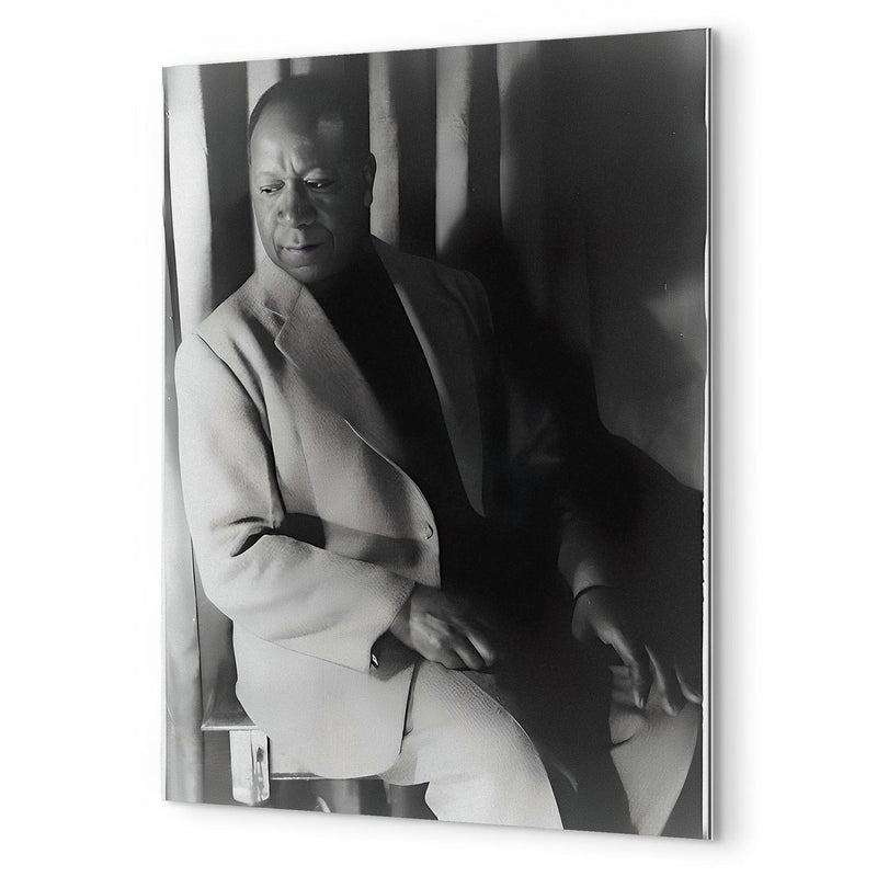 Beauford Delaney metal print mockup