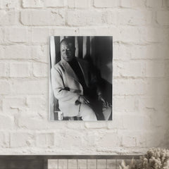 Beauford Delaney metal print mockup