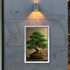Beautiful vibrant juniper bonsai poster 2