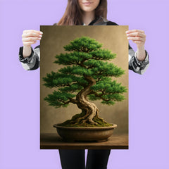 Beautiful vibrant juniper bonsai poster 3