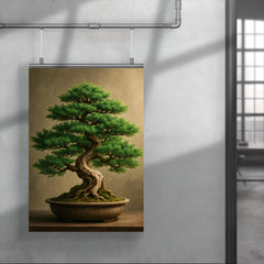 Beautiful vibrant juniper bonsai poster 4