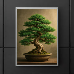 Beautiful vibrant juniper bonsai poster 5