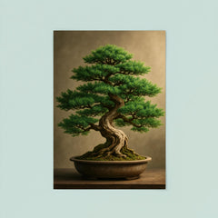 Beautiful vibrant juniper bonsai poster 8
