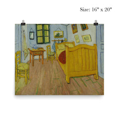 Bedroom in Arles  Van Gogh 1888 poster 2