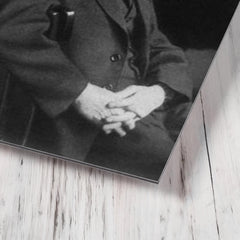 Bela Bartok metal print mockup