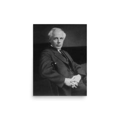 Bela Bartok poster on a plain backdrop in size 12"x16".