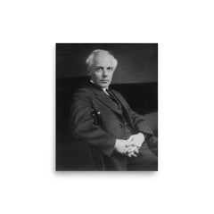 Bela Bartok poster on a plain backdrop in size 8"x10".