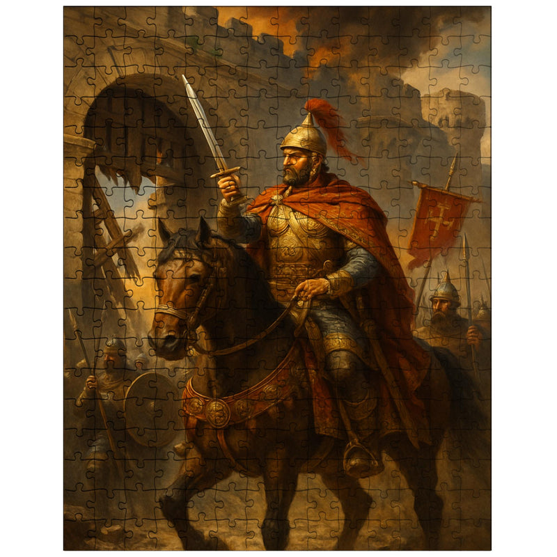 Belisarius before the shattered gates of Rome jigsaw puzzle