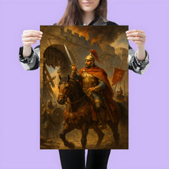 Belisarius before the shattered gates of Rome poster 3