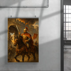 Belisarius before the shattered gates of Rome poster 4