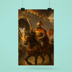 Belisarius before the shattered gates of Rome poster 6