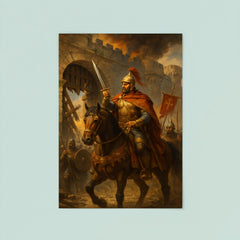 Belisarius before the shattered gates of Rome poster 8