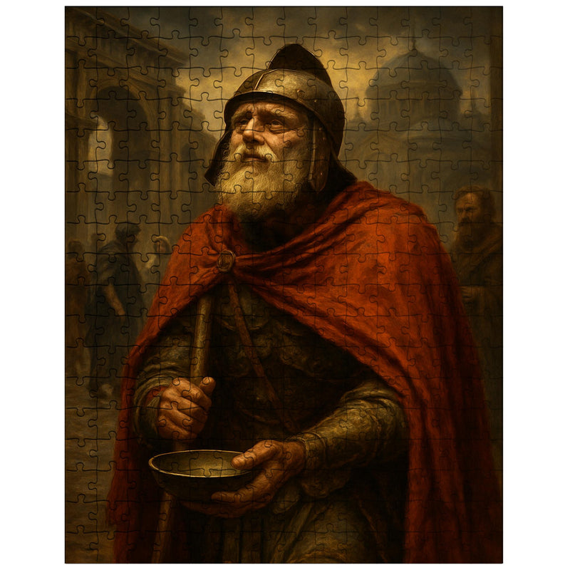 Belisarius begging alms as fallen Byzantine legend jigsaw puzzle
