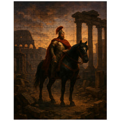 Belisarius in ruined Rome at twilight jigsaw puzzle