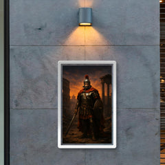 Belisarius in ruined Rome twilight poster 2