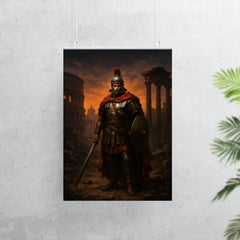 Belisarius in ruined Rome twilight poster 7