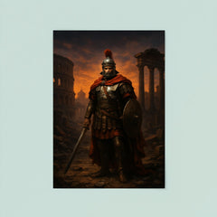 Belisarius in ruined Rome twilight poster 8