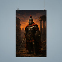 Belisarius in ruined Rome twilight poster 9