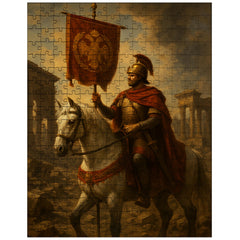Belisarius in ruined Rome with imperial standard jigsaw puzzle
