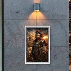 Belisarius in weathered armor before Ravenna poster 2