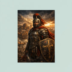 Belisarius in weathered armor before Ravenna poster 8