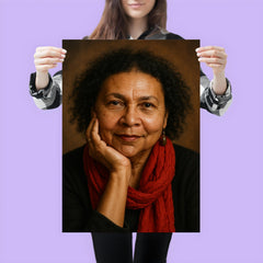 Bell Hooks portrait poster 3