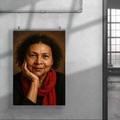 Bell Hooks portrait poster 4