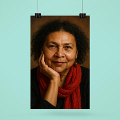 Bell Hooks portrait poster 6
