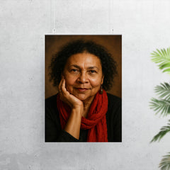 Bell Hooks portrait poster 7