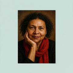 Bell Hooks portrait poster 8
