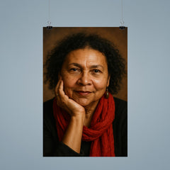Bell Hooks portrait poster 9
