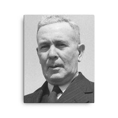 Ben Chifley canvas print on a plain backdrop in size 16"x20".