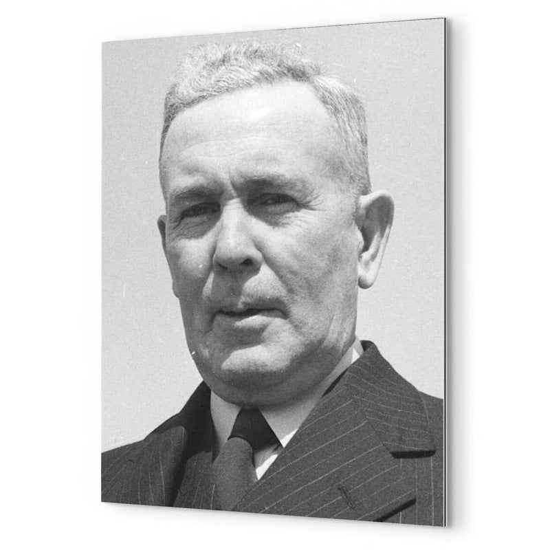 Ben Chifley metal print mockup