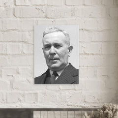 Ben Chifley metal print mockup