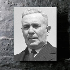 Ben Chifley metal print mockup