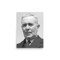 Ben Chifley poster on a plain backdrop in size 12"x16".