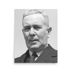 Ben Chifley poster on a plain backdrop in size 16"x20".