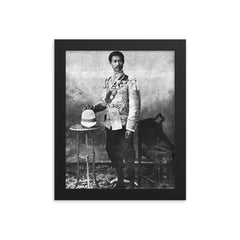 Benbadhanabongse framed print on a plain backdrop in size 8"x10".