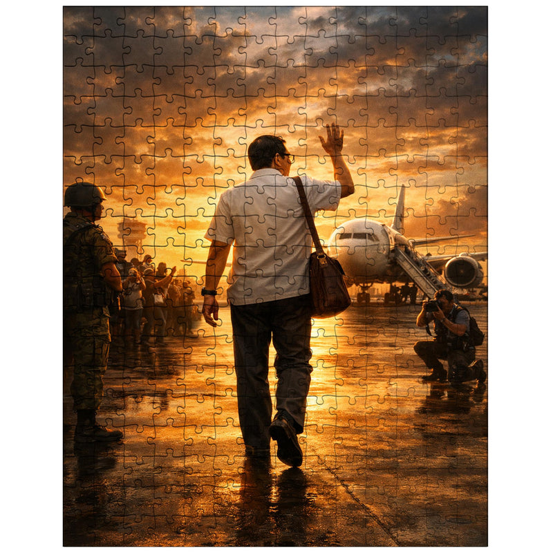 Benigno Aquino Jr airport tarmac final walk jigsaw puzzle