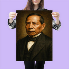 Benito Juarez portrait poster 3