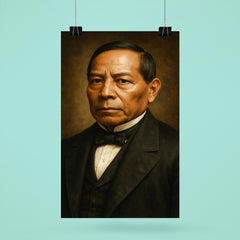 Benito Juarez portrait poster 6