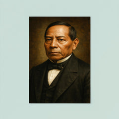 Benito Juarez portrait poster 8